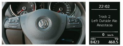 Alpine VW Interface supports original steering wheel remote control