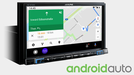 Online Navigation with Android Auto - INE-W720DC