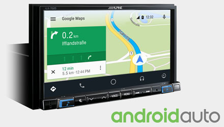 Navigazione Online con Android Auto - iLX-702-TIPO