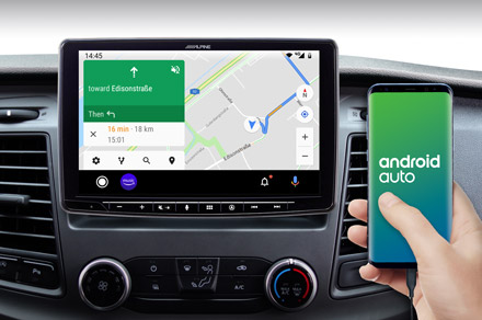 INE-F904TRA - Online Navigation with Android Auto