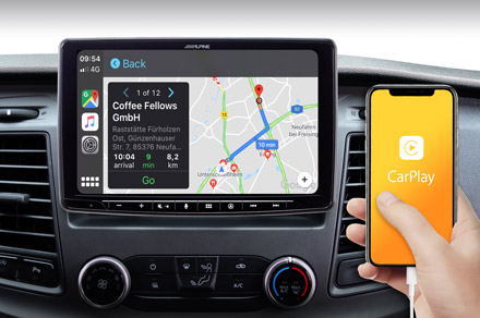 INE-F904TRA - Online Navigation with Apple CarPlay