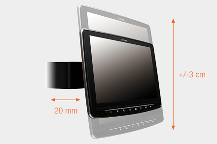 iLX-F903-i30 - Adjustable Display Height and Distance