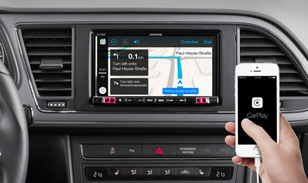 Online Navigation with Apple CarPlay - iLX-702LEON